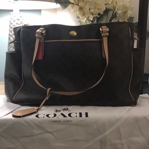 Coach Signature Diaper Bag